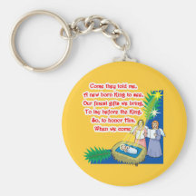 Little Drummer Boy Lyrics on T shirts and Gifts Key Chains