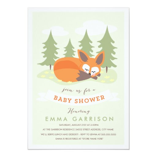 little-fox-baby-shower-invitation-zazzle