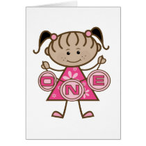 Little Girl 1st Birthday T-shirts and Gifts cards