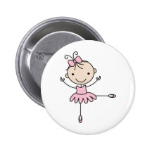 Little Girl Ballerina Pin