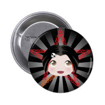Little Goth Girl Pin