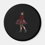 Little Gothy Girl Fridge Magnets