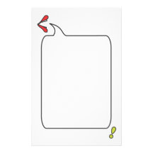 Little Loud Mouth Stationary White Stationery Design