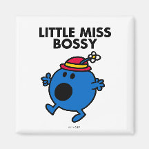 Little Miss Bossy Classic 2 Refrigerator Magnets