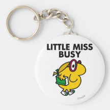 Little Miss Busy Classic Keychain