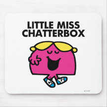 Little Miss Chatterbox Classic 1 Mousepad