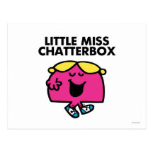Little Miss Chatterbox Classic 1 Postcard