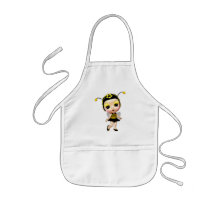Little Miss Lady Bumblebee Apron