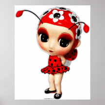Little Miss Ladybug Posters
