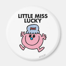 Little Miss Lucky Classic 1 Fridge Magnets