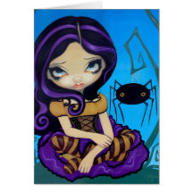 "Little Miss Muffet" Greeting Card