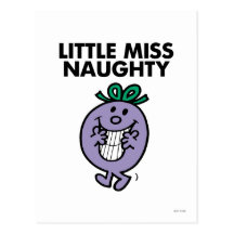 Little Miss Naughty Classic 2 Postcards