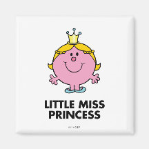 Little Miss Princess Classic Magnet