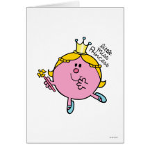 Little Miss Princess Icon 2 Greeting Cards