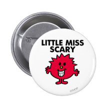 Little Miss Scary Classic Pinback Button