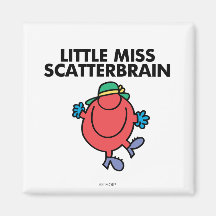 Little Miss Scatterbrain Classic 1 Fridge Magnet