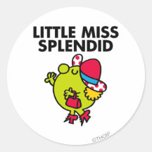 Little Miss Splendid Classic Stickers
