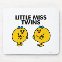 Little Miss Twins Classic Mouse Pad