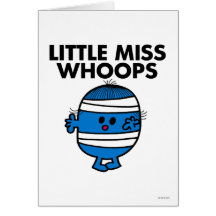 Little Miss Whoops Classic Greeting Card