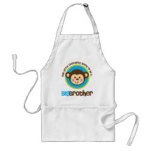 Little Monkey Going To Be A Big Brother Apron