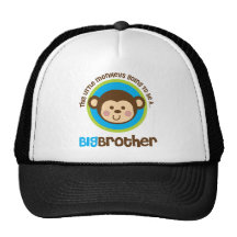 Little Monkey Going To Be A Big Brother Trucker Hats
