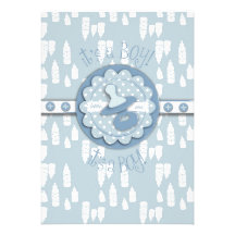 Little One Boy Invitation Card