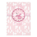 Little One Girl Invitation Card