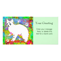 Little One Spring Custom Card Photo Greeting Card