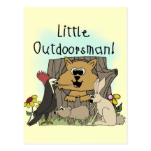 Little Outdoorsman Post Cards