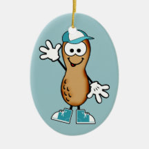 Little Peanut (Blue) Christmas Ornament