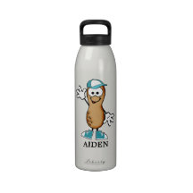 Little Peanut (Blue) Personalised Liberty Bottle Water Bottles