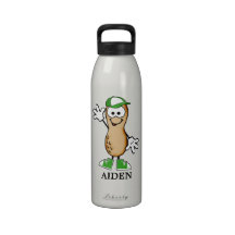 Little Peanut (Green) Personalised Water Bottle