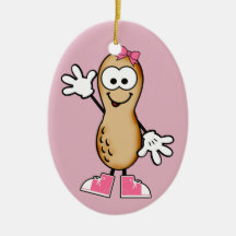 Little Peanut (Pink) Christmas Tree Ornament
