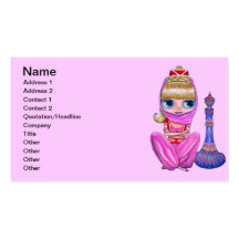Little Pink Genie Business Card