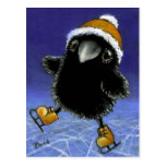 Little raven postcard