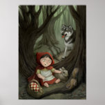 Little Red Riding Hood Children's Art Print