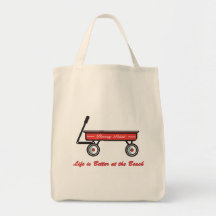 Little Red Wagon Grocery Bag