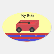 LIttle Red Wagon Stickers