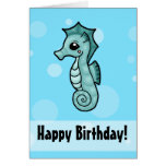 Little Seahorse Birthday card
