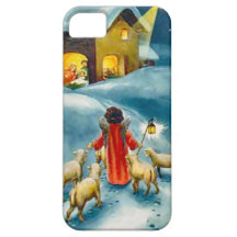 Little shepherd on the road to Bethlehem iPhone 5 Covers