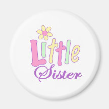 Little sister (flower) refrigerator magnets