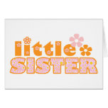 Little Sister Flowers Card
