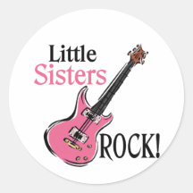 Little Sisters Rock Stickers