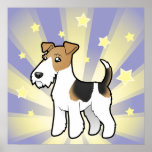 Little Star Wire Fox Terrier Poster