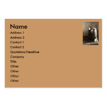 Little Tuba Girl Business Card Template
