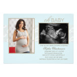Little Whispers Blue Personalised Invitation