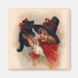 Little Witch Girl Fridge Magnets