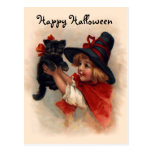 Little Witch Girl Postcard