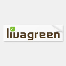 Livagreen: Green Life Bumper Sticker