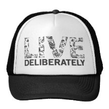 Live Deliberately Mesh Hat